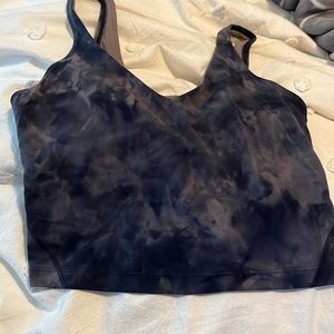 lululemon align tank size 4 blue and purple